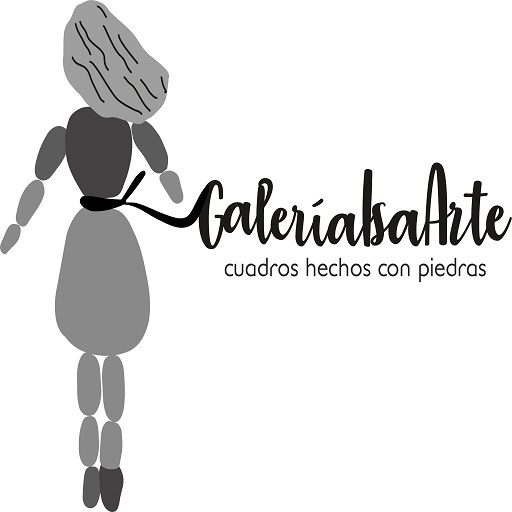 Logotipo de la galeríaisaarte, del cuadro un día de viento y lluvia.