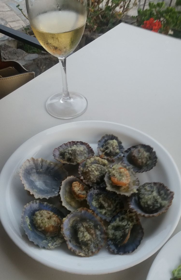 Un plato de lapas al salmorejo con un vino blanco Vega norte para disfrutar de Agosto de verano.