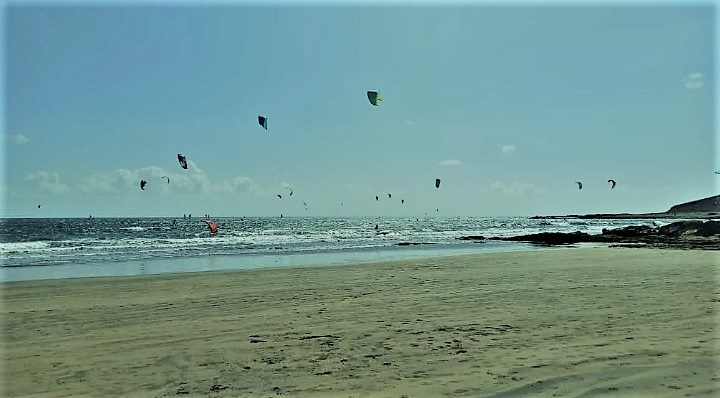 Windsurf en el mar,