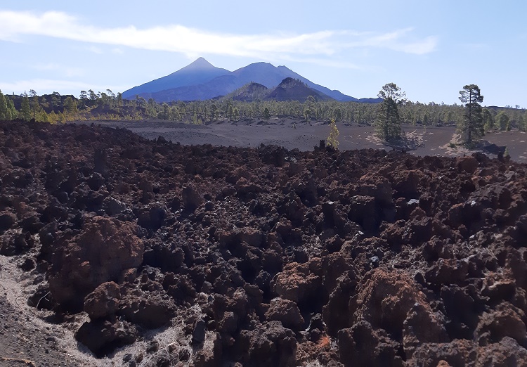 Panorámica del Teide, imponente, espectacular, portentoso.