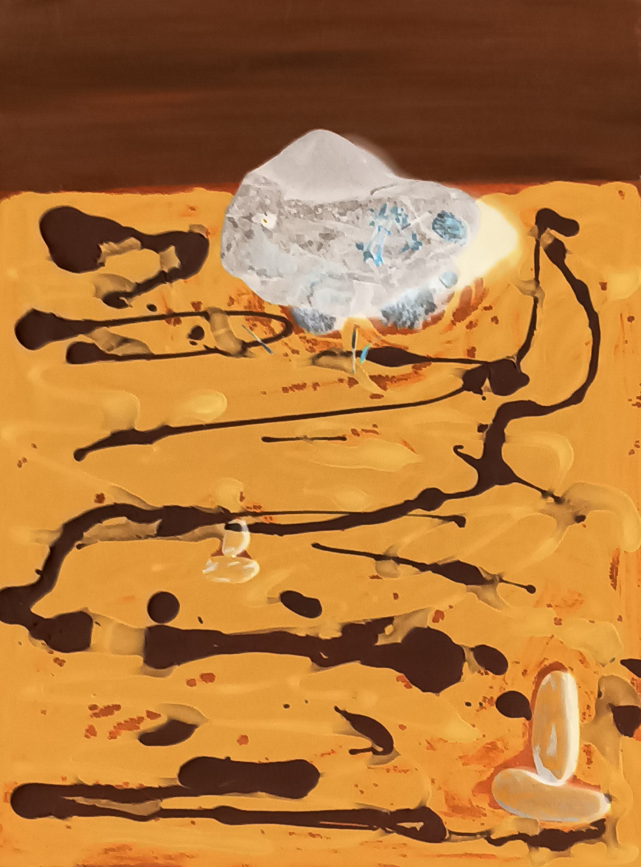 Se ve como se forma una isla, o como desaparece