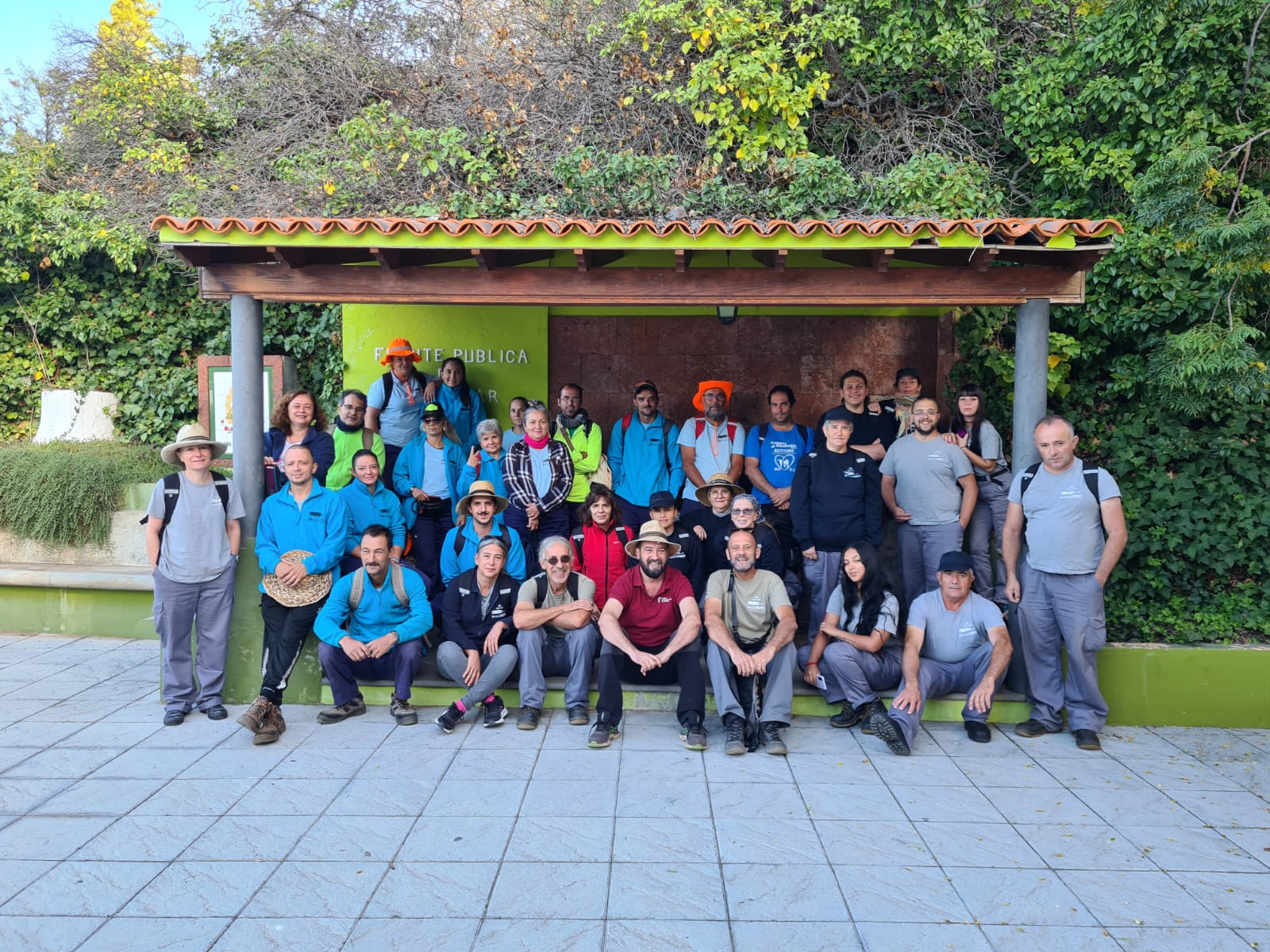 grupos de PEEF, tijarafe, al natural, y PFAE conserva tijarafe y la recuperación de caminos de antaño. cultura e historia