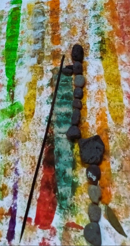 técnica del salto del palo, para acortar camino