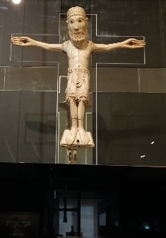 Se ve al Cristo de Carrizo, en el museo de León