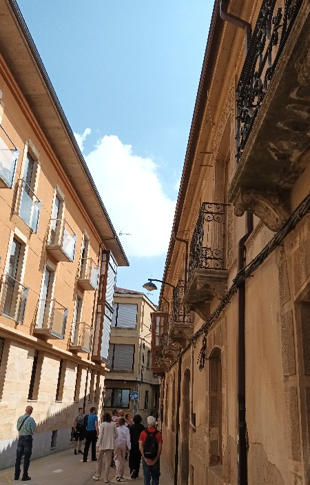 Calles de Astirga en su propio recorrido de hispania Augusta