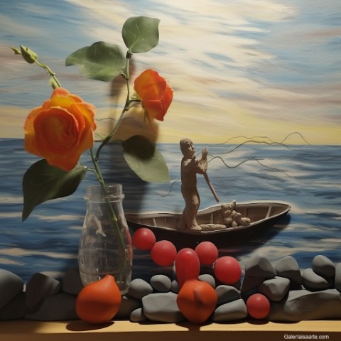 pescadores del mar, la mar, el viento, las olas, el azul, el blanco